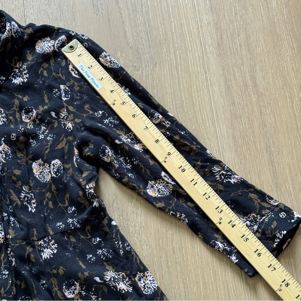 Zara Woman Dandelion Print Button Front Dress - Picture 6 of 7